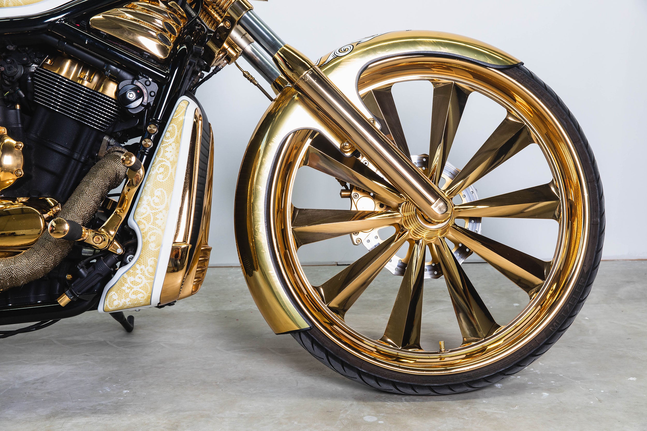 24k harley bike hire rims front