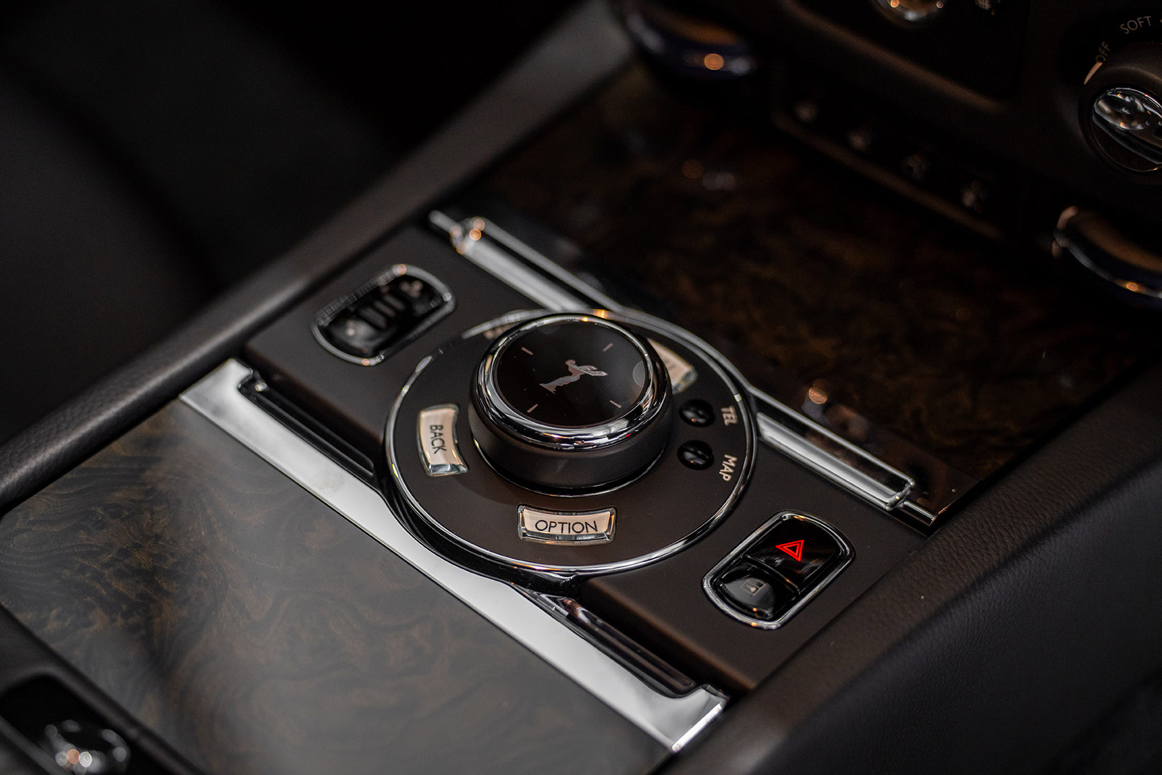 Rolls Royce Ghost Hire centre console